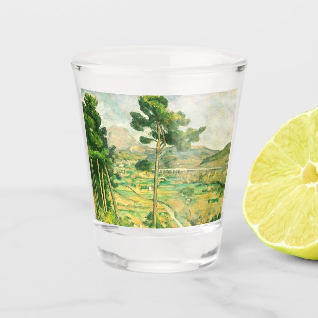 Copo De Shot Victoire e o Viaduto Paul Cezanne (Frente)