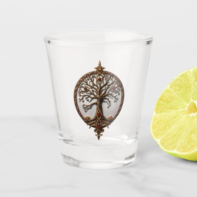 Copo De Shot Vida Mística da Árvore (Frente)