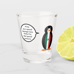 Copo De Shot Vidro De Atirada De Bandeira Mexicana