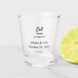 Copo De Shot Vidro De Atirada De Casamento