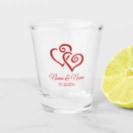 Copo De Shot Vidro de Atirada de Casamento Personalizado