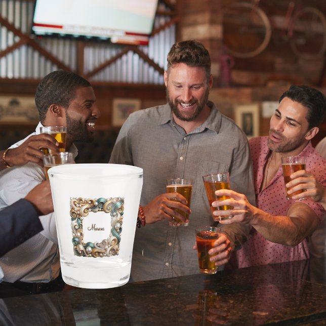 Copo De Shot Vidro de Atirada Formal da Elegância Costeira Péro (Criador carregado)