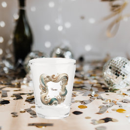 Copo De Shot Vidro de Atirada Minimalista da Elegância Costeira