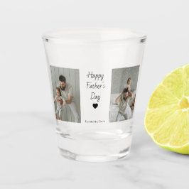 Copo De Shot Vidro de Atirada no Dia do Pai - Foto e Nomes de C