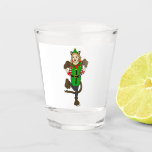 Copo De Shot Vidro de Atirador de Natal