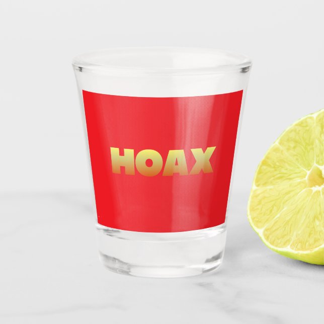 COPO DE SHOT VIDRO DE ATIRAMENTO DO HOAX (Frente)