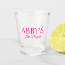 Vidro de Atiramento Personalizado do Bat Mitzvah
