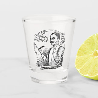 Copo De Shot Vidro De Bebida Velha
