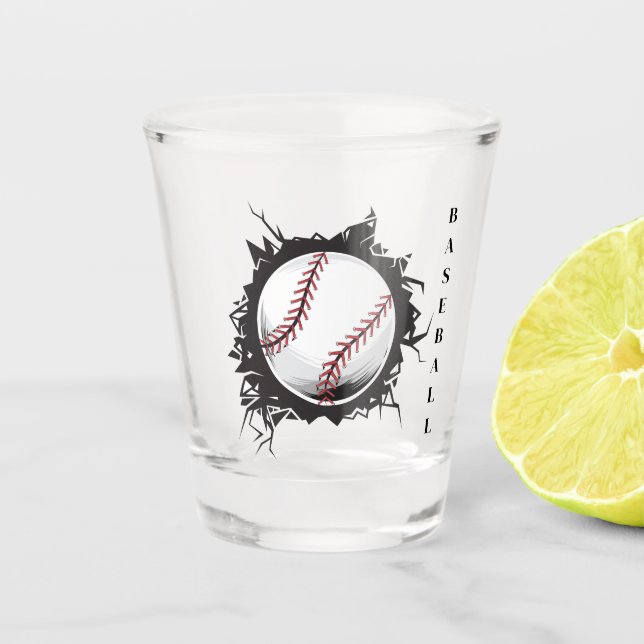 Copo De Shot Vidro de Beisebol (Frente)