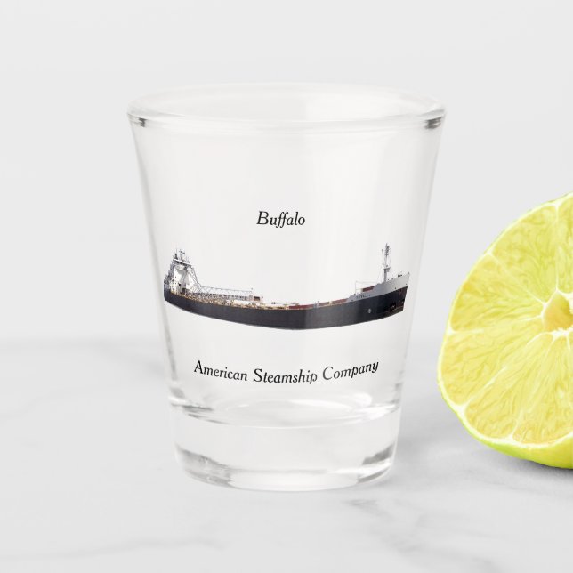 Copo De Shot Vidro de búfalo (Frente)