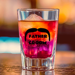 Copo De Shot Vidro de caça ao bigode personalizado - Pai do Gro
