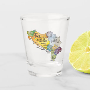 Copo De Shot Vidro de caça nos Balcãs