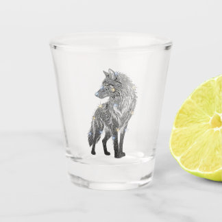 Copo De Shot Vidro de carne de lobo faísca