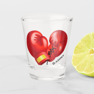 Copo De Shot Vidro de Design de Boxing