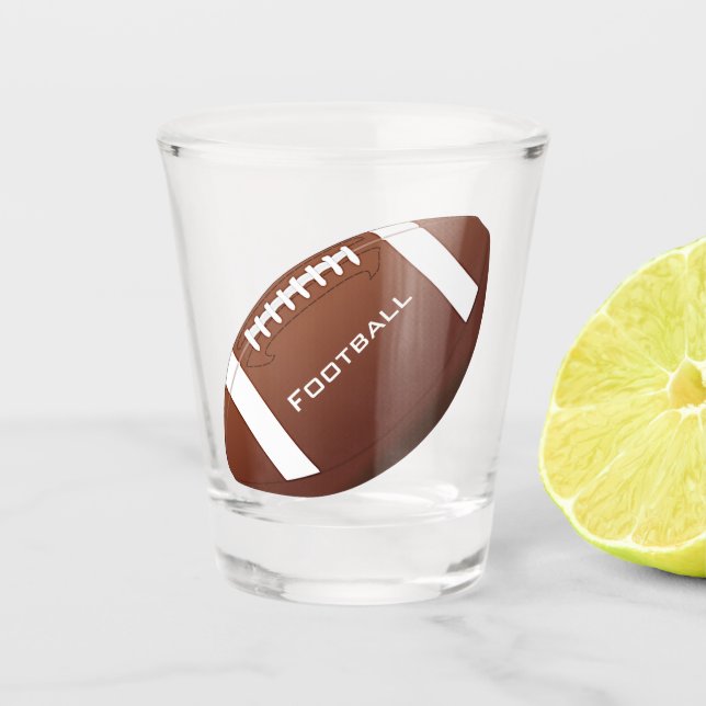 Copo De Shot Vidro De Design De Futebol (Frente)