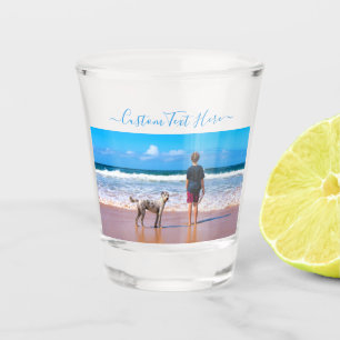 Copo De Shot Vidro de Foto Personalizado Oferece Fotografias e 