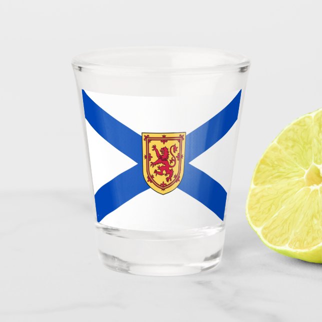 Copo De Shot Vidro de galáxia Nova Scotia (Frente)