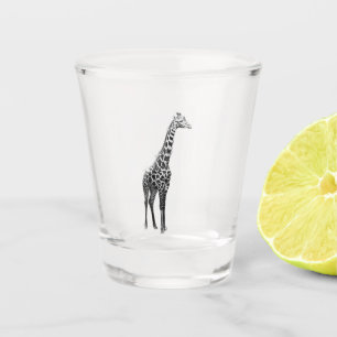 Copo De Shot Vidro de girafa
