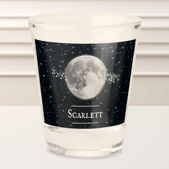 Copo De Shot Vidro de hot personalizado lunar (Lunar Personalized Shot Glass)