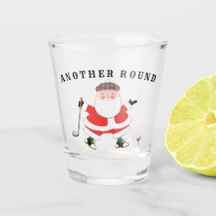 Copo De Shot Vidro De Natal De Golfe