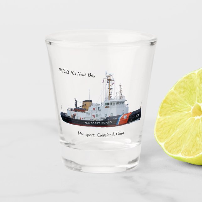 Copo De Shot Vidro de Neah Bay 105 WTGB (Frente)