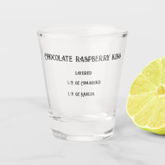 Copo De Shot Vidro de novela beija framboesa