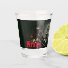 Copo De Shot Vidro de pirata