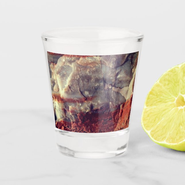 Copo De Shot Vidro de Shot Rock Personalizado (Frente)