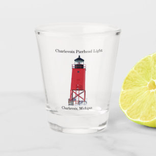 Copo De Shot Vidro de tiro claro de Charlevoix Pierhead