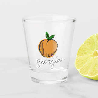 Copo De Shot Vidro de tiro de Georgia Peach souvenir