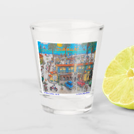 Copo De Shot Vidro de tiro de La Salina