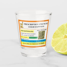 Copo De Shot Vidro de tiro de prescrição