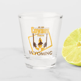 Copo De Shot Vidro de tiro de Wyoming