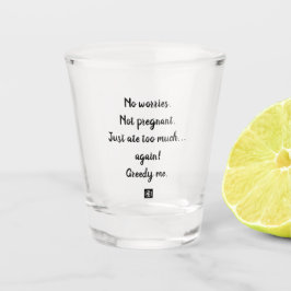 Copo De Shot vidro de tiro engraçado