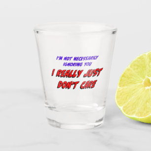 Copo De Shot Vidro De Tiro Não Se Importa