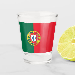 Copo De Shot Vidro de tiro patriótico com a bandeira de