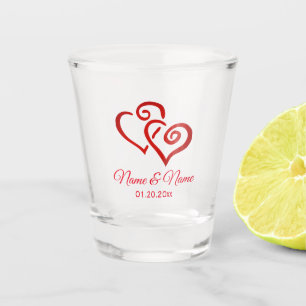 Copo De Shot Vidro de tiro Wedding personalizado