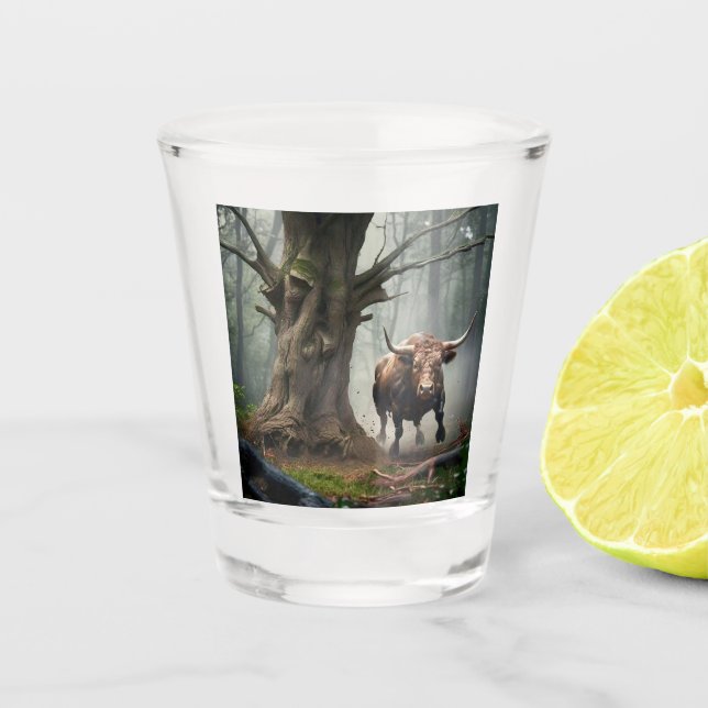 Copo De Shot Vidro De Touro (Frente)