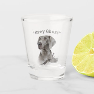 Copo De Shot Vidro de Weimaraner