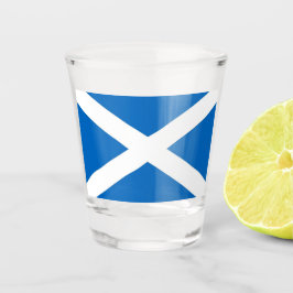 Copo De Shot Vidro disparado patriótico com bandeira da Escócia