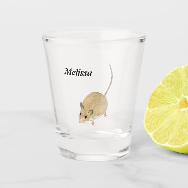 Copo De Shot Vidro do mouse (Frente)