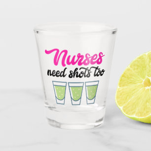Copo De Shot Vidro engraçado da ocupação dos tiros da