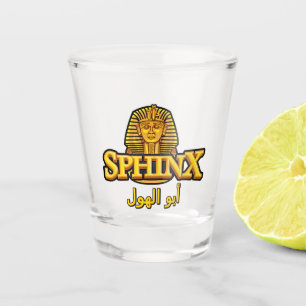 Copo De Shot Vidro esfinge