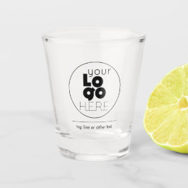 Copo De Shot Vidro personalizado de 1,5 oz com o logotipo no mí