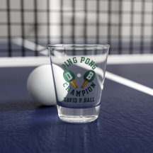 Vidro Personalizado Do Chamador Ping Pong