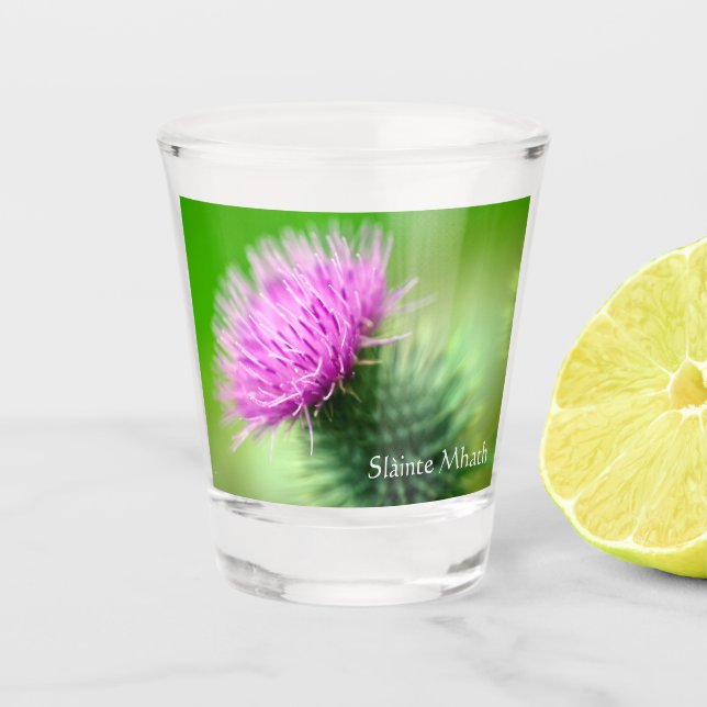 Copo De Shot Vidro picante roxo (Frente)