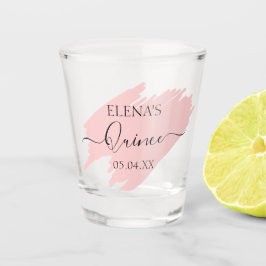 Copo De Shot Vidro quente Aniversário do Partido Quinceanera