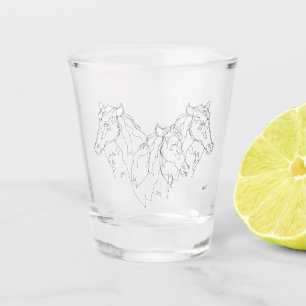 Copo De Shot Vidro quente: calões