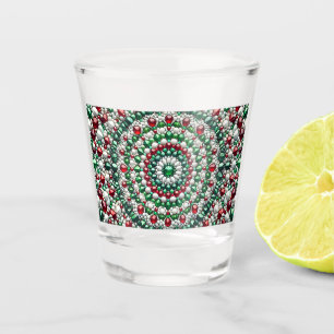 Copo De Shot Vidro quente com cores italianas