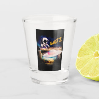 Copo De Shot Vidro quente com nitz do Reparo de Saucer de Bob